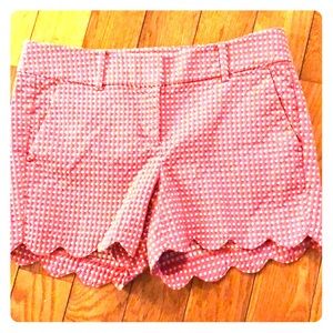 Ann Taylor Scalloped Shorts